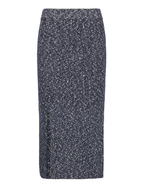 Texture Nep Pencil Skirt Tommy Hilfiger Blue