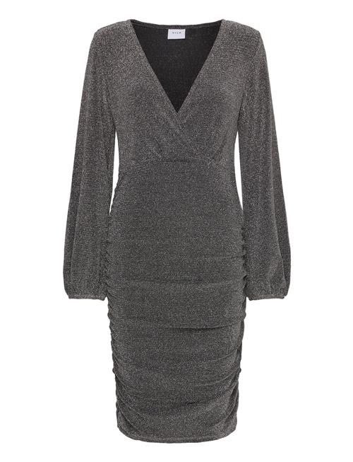 Vicaro L/S V-Neck Midi Dress/Dc Vila Silver