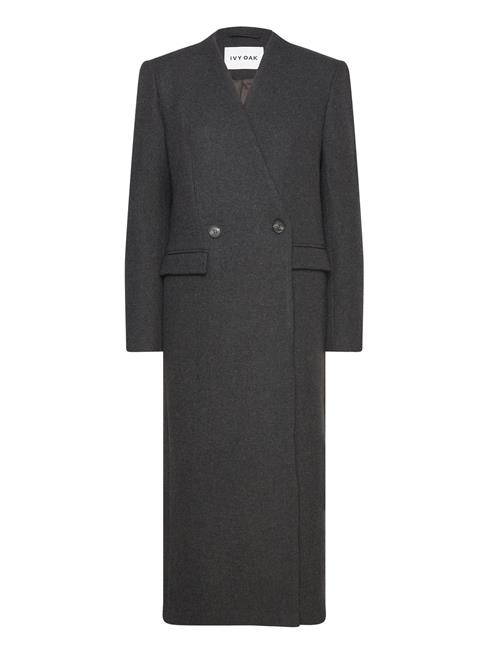 Collarless Coat IVY OAK Grey