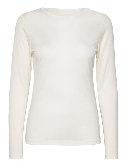 Wool/Tencel Long Sleeve Panos Emporio White