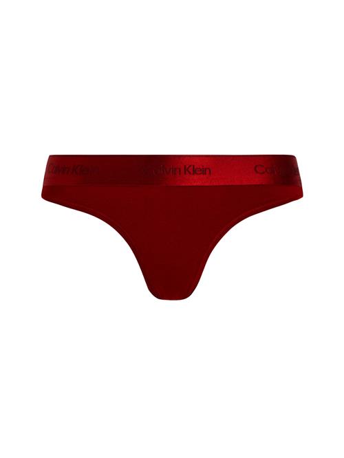 Calvin Klein Underwear String  mørkerød