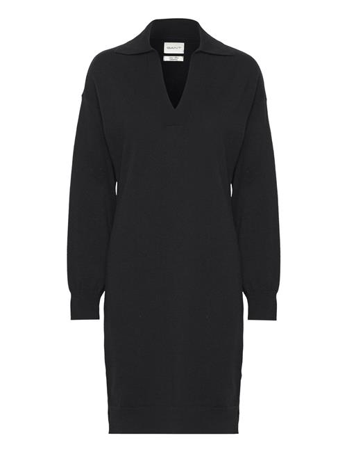 GANT Superfine Lambswool Rugger Dress GANT Black