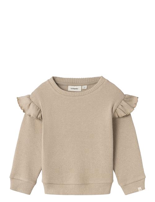 Lil'Atelier Nmfsophia Ls Loose Top Lil Lil'Atelier Beige