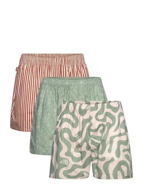 Pockies 3-Pack - Swirls - Striped - Paisley Boxers Pockies Patterned