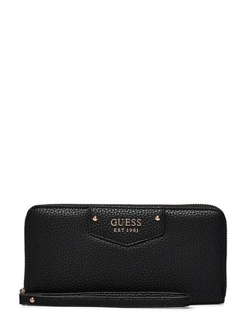 Eco Brenton Slg Lrg Zip Around GUESS Black