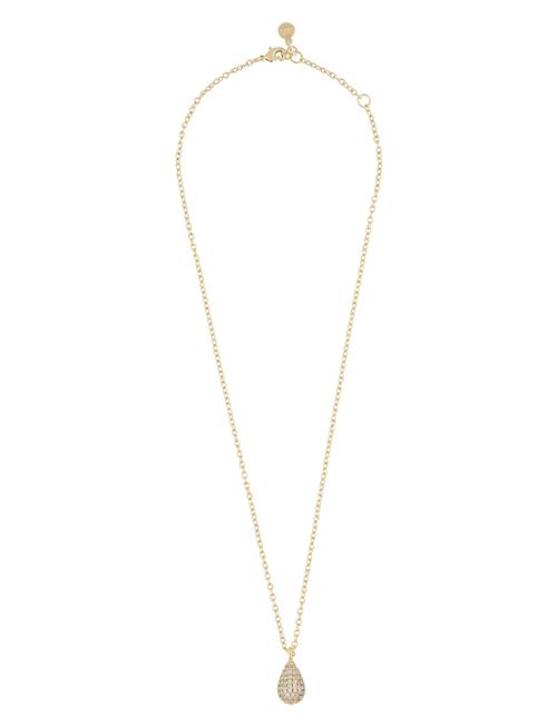 SNÖ of Sweden Naomi Drop Pendant Neck 45 G/Clear - 45 Cm SNÖ Of Sweden Gold