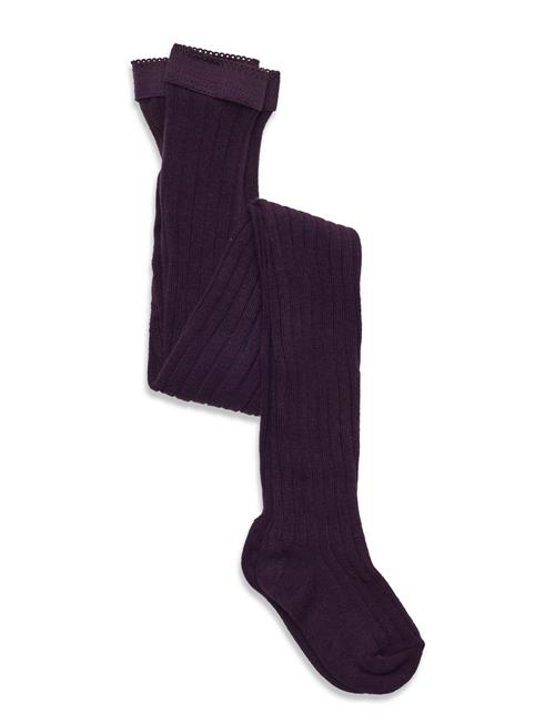 mp Denmark Cotton Rib Tights Mp Denmark Purple