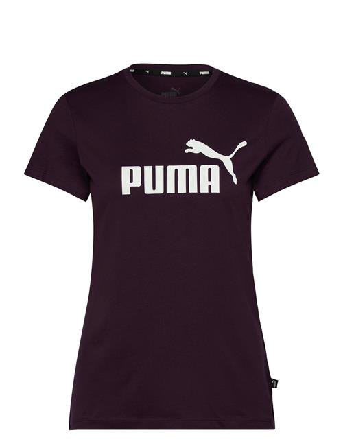 PUMA Ess Logo Tee PUMA Burgundy