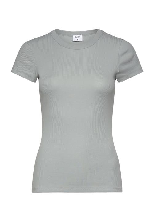 Filippa K Fine Rib Tee Filippa K Grey