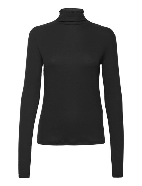 Filippa K Rib Mock Neck Top Filippa K Black