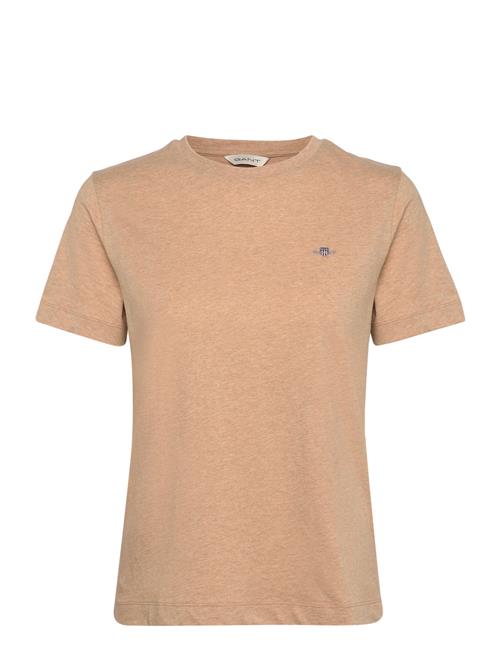 GANT Reg Shield Ss T-Shirt GANT Beige