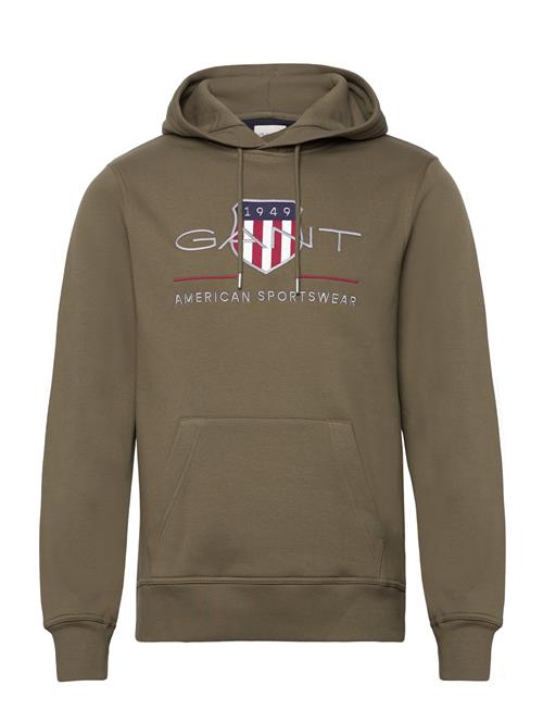 GANT Reg Archive Shield Hoodie GANT Green