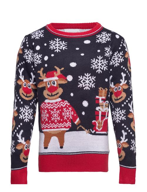 The Bringing Christmas Gifts Sweater Kids Happy Seasons Patterned