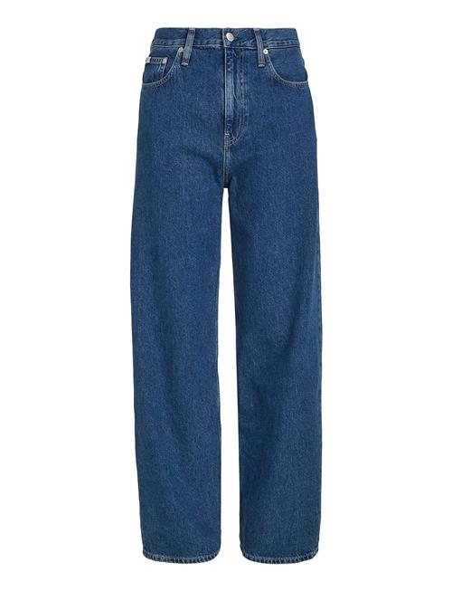 Se High Rise Relaxed Calvin Klein Jeans Blue ved Booztlet