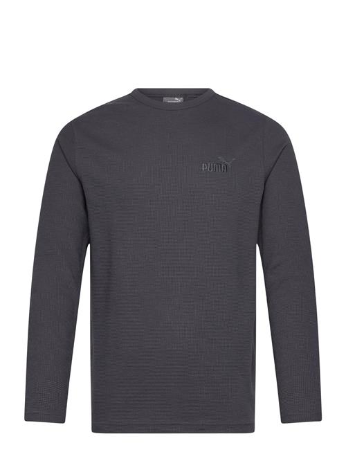 Ess Elevated Waffle Longsleeve Tee PUMA Grey