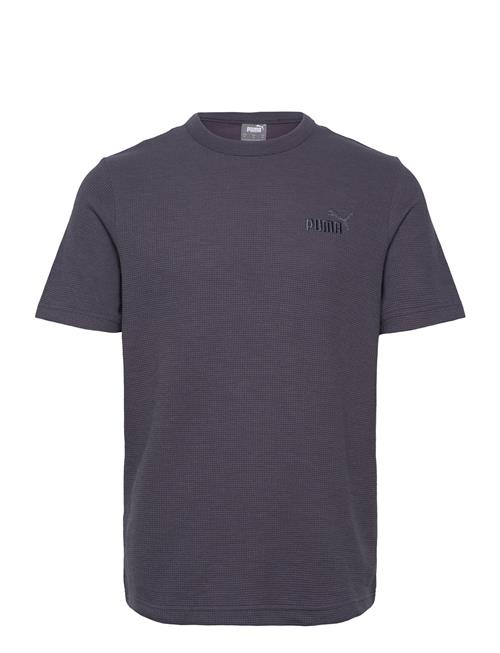 Ess Elevated Waffle Tee PUMA Grey