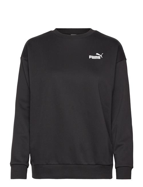 PUMA Ess+ Relaxed Small Logo Crew Fl PUMA Black