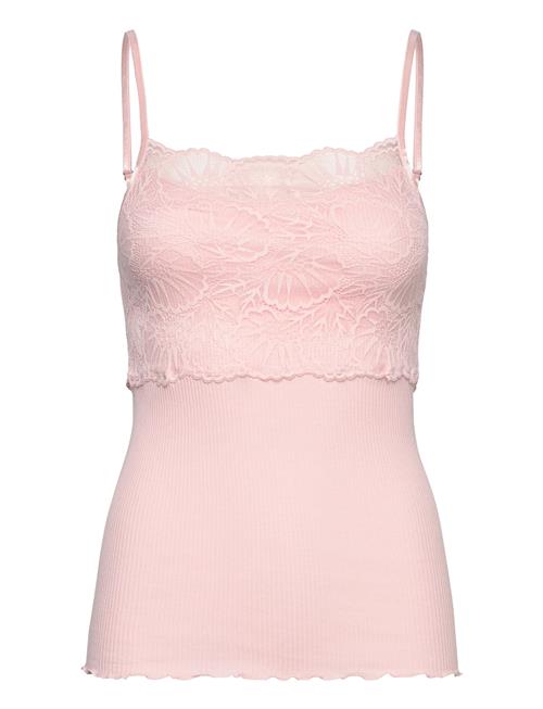 Rosemunde Silk Strap Top W/ Lace Rosemunde Pink