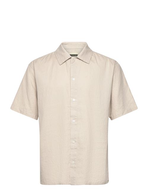 Wbbanks Linen Shirt Woodbird Beige