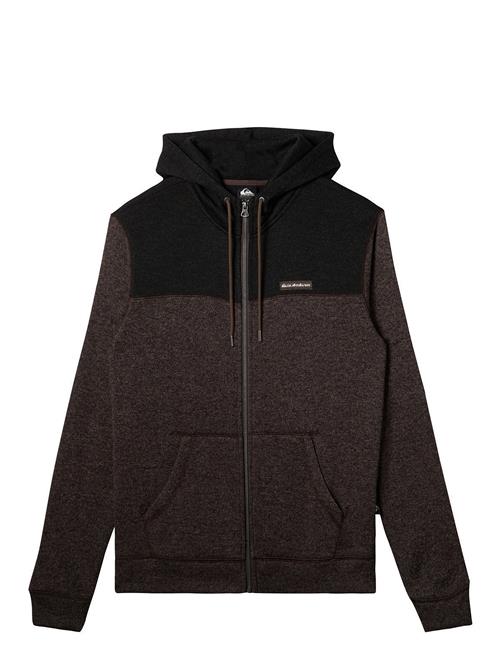 Keller Block Zip Quiksilver Brown