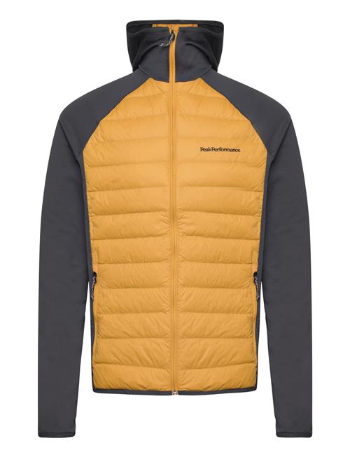 M Down Hybrid Hood Jacket Peak Performance Yellow