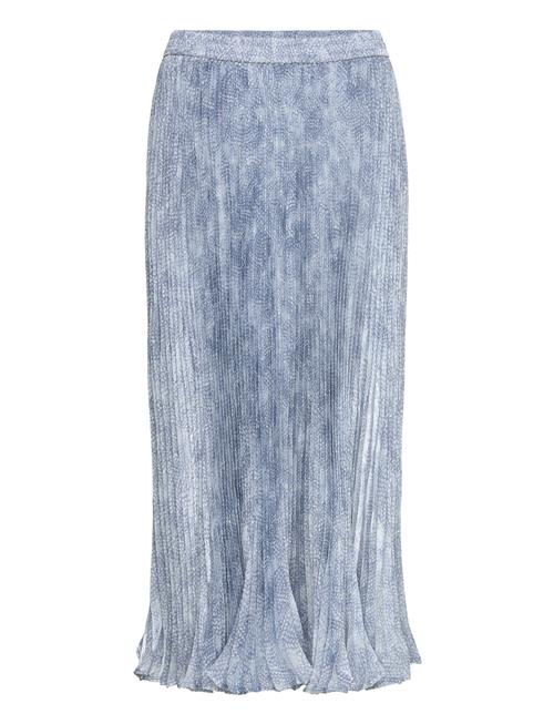 Michael Kors Petal Midi Pleat Skrt Michael Kors Blue