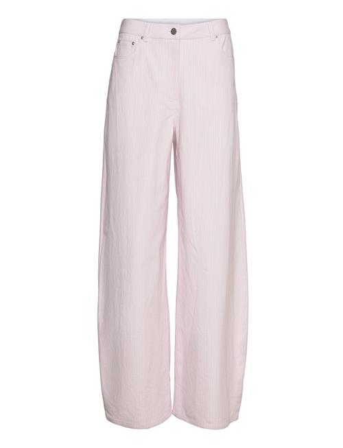 REMAIN Birger Christensen Cocoon Striped Pants REMAIN Birger Christensen White