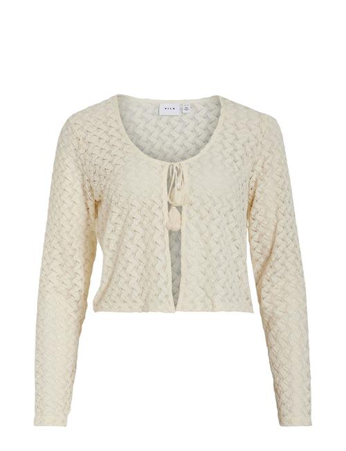 Vila Visolira O-Neck L/S Cardigan Vila Beige