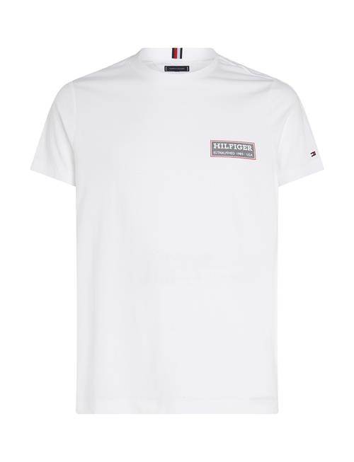 Se Printed Badge Tee Tommy Hilfiger White ved Booztlet