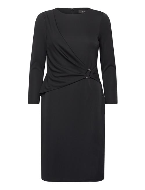 Lauren Ralph Lauren Jersey Three-Quarter-Sleeve Dress Lauren Ralph Lauren Black