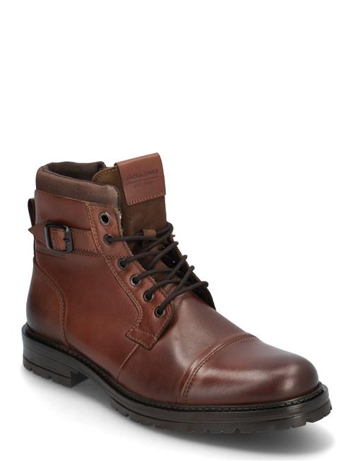 Jack & Jones Jfwdexter Leather Boot Sn Jack & J S Brown