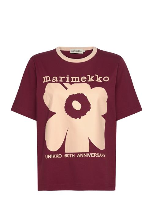 Erna Unikko Placement Marimekko Burgundy