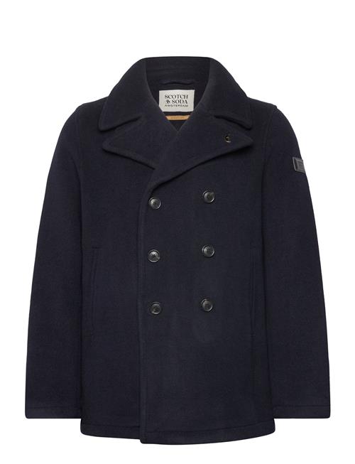 Wool Blend Peacoat Scotch & Soda Navy