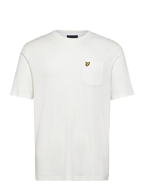 Textured Stripe T-Shirt Lyle & Scott White