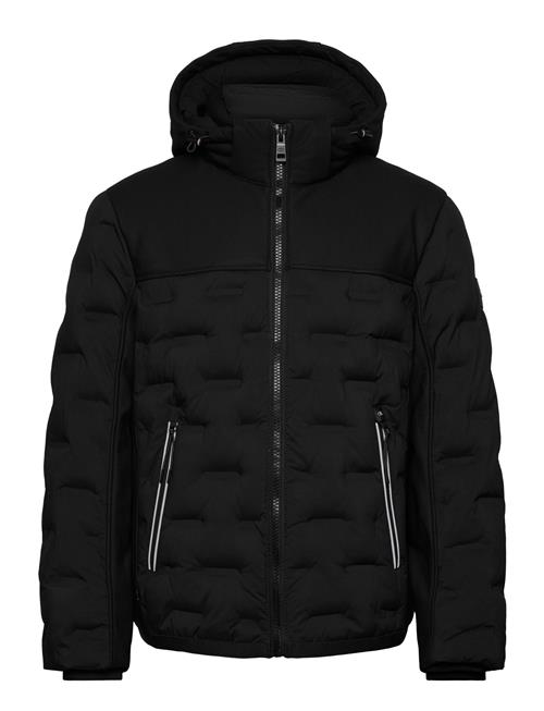 Tom Tailor Hybrid Puffer Jacket Tom Tailor Black