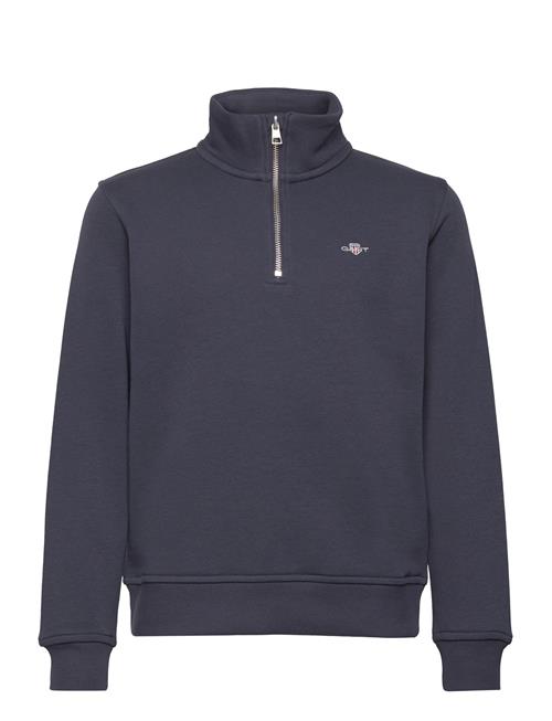 GANT Shield Half Zip Sweatshirt GANT Navy