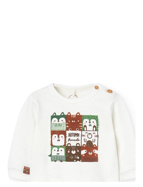 Boboli Fleece Sweatshirt For Baby Boy -Bci Boboli White