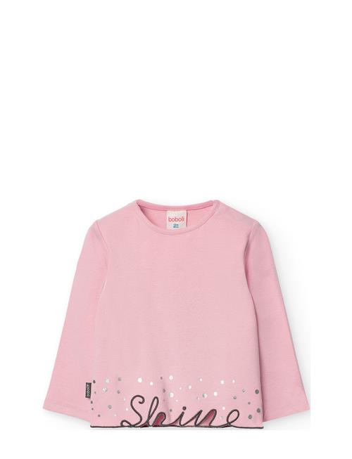 Boboli Knit T-Shirt For Baby -Bci Boboli Pink