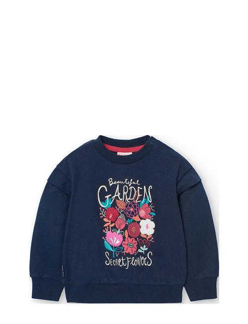 Boboli Fleece Sweatshirt For Baby Girl -Bci Boboli Blue