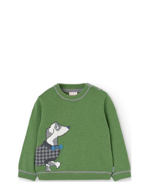 Boboli Knitwear Pullover For Baby Boy -Bci Boboli Green