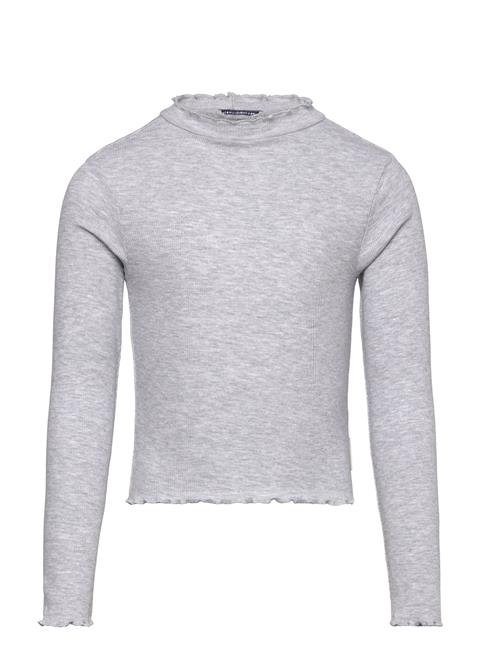 Tom Tailor Cropped Rib Longsleeve Tom Tailor Grey