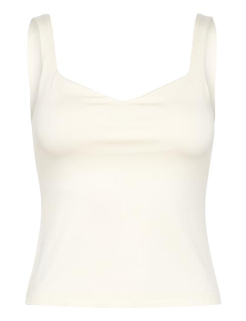 Mango Knit Strap Top Mango White