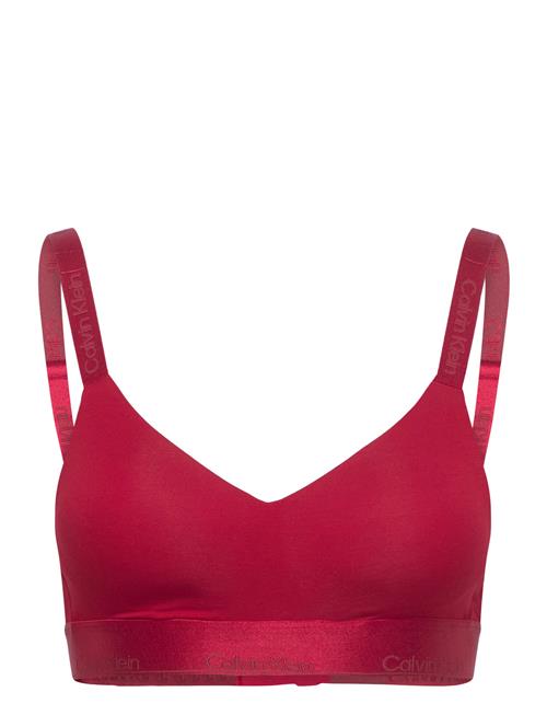 Calvin Klein Lightly Lined Bralette Calvin Klein Red