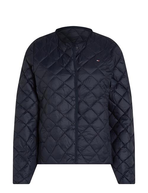 Tommy Hilfiger Lw Down Quilted Collarless Jkt Tommy Hilfiger Navy