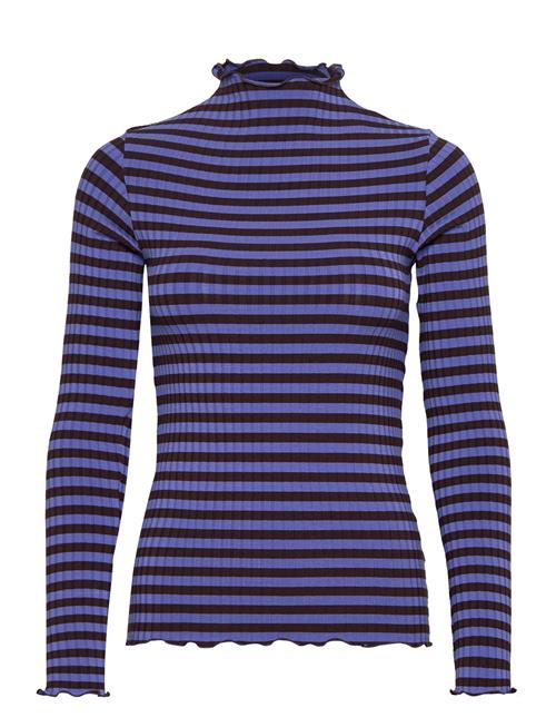 5X5 Stripe Trutte Tee Ls Mads Nørgaard Blue