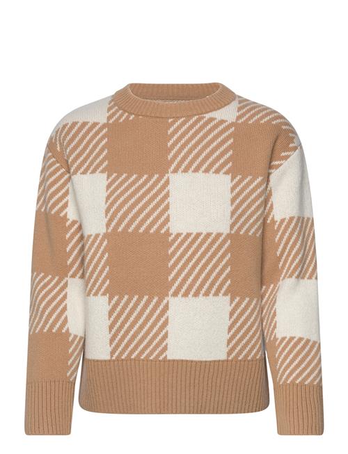 Buffalo Checked C-Neck GANT Beige