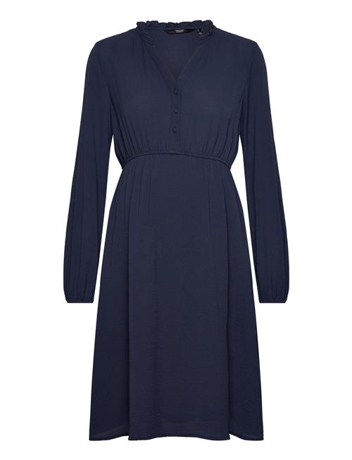 Vero Moda Maternity Vmmaya V-Neck Ls Dress Ga Vero Moda Maternity Navy