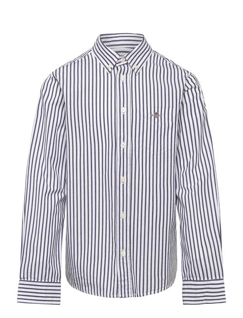 GANT Striped Shield B.d Poplin Shirt GANT Blue