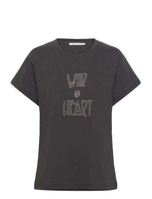 Rabens Saloner Wild @Heart T-Shirt - Ambla Rabens Sal R Black