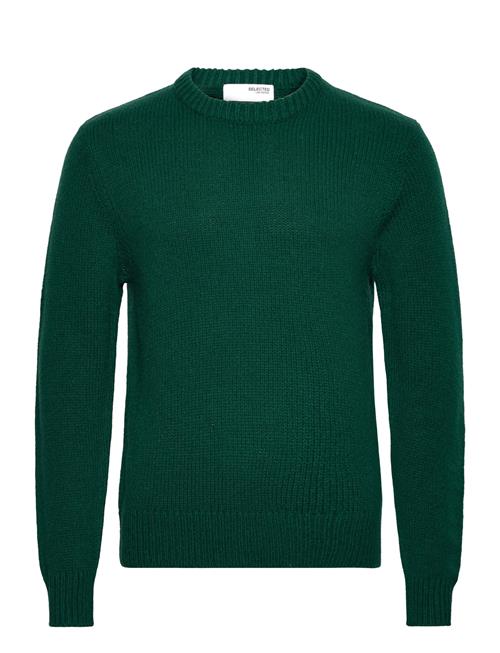 Selected Homme Slhcody Ls Knit Relaxed Crew Neck Noos Selected Homme Green